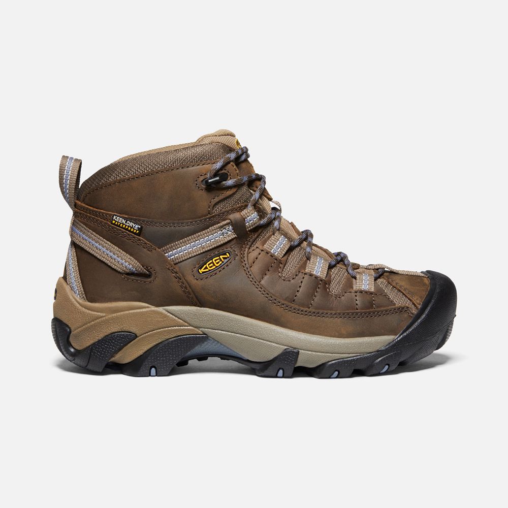 Keen Outdoor Bot Kadın Kahverengi - Targhee Ii Waterproof Mid - Türkiye OKEM26138